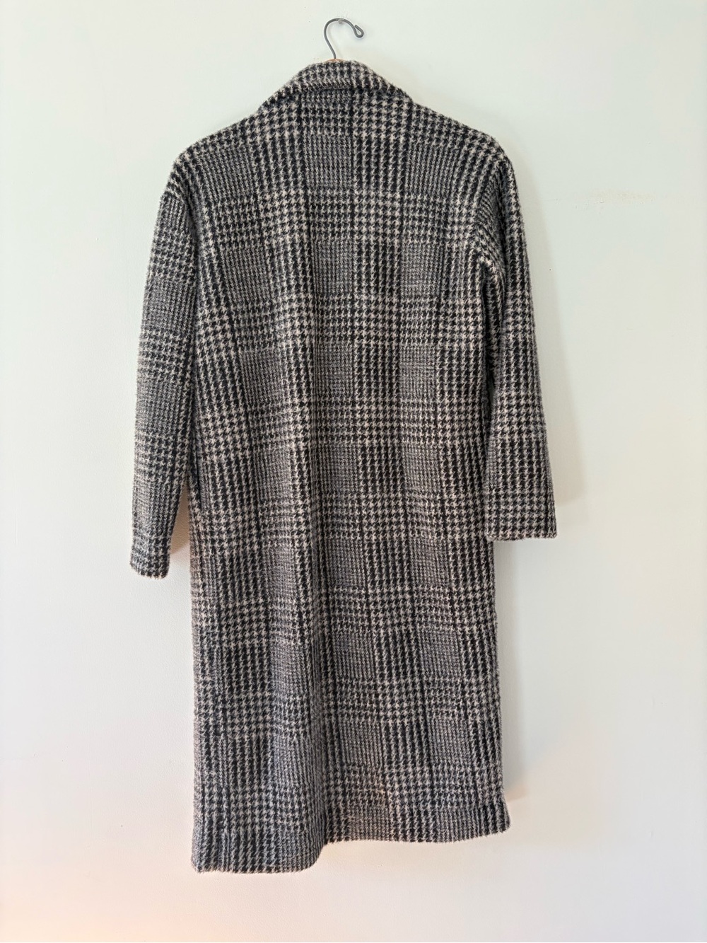Z Supply Mason Houndstooth Eyelash Knit Long Sweater Coat - Size S (Excellent) - Picture 5 of 11